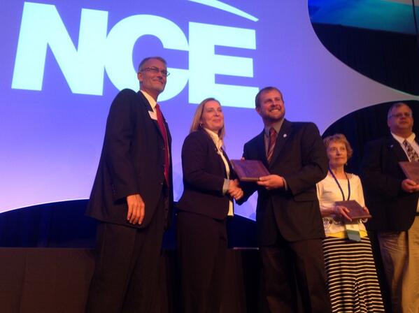 Congrats to Kelly Means Outstanding CTE Teacher and Outstanding Business Educator named by ACTEN. #nce2014 <a href="/NeSBEA/">NSBEA</a>
