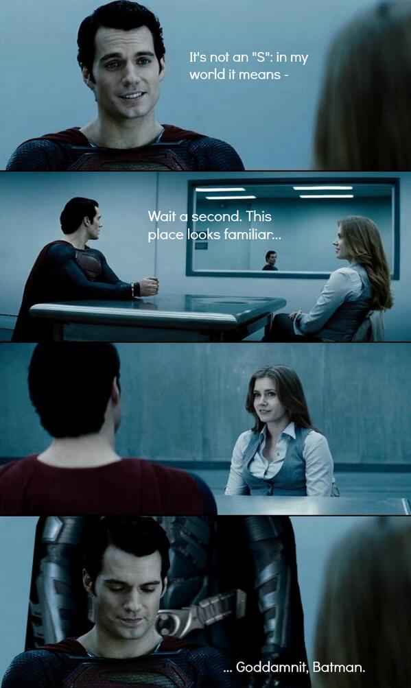 WayneManagement's tweet image. Wait a second, this place looks familiar... #Batman #Superman