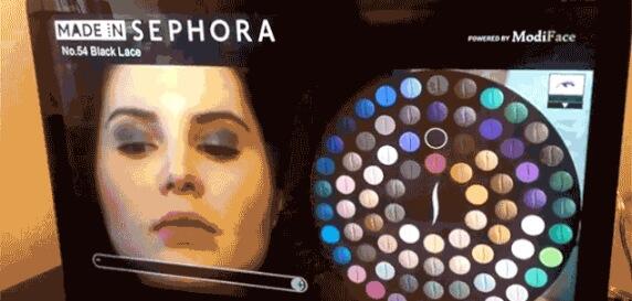 Gizmodo's tweet image. An augmented reality mirror lets you test makeup without putting it on gizmo.do/rkwFB3X