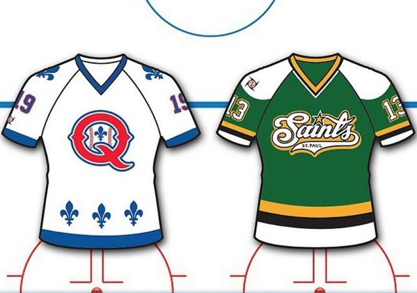 PhilHecken's tweet image. Minor league baseball teams to wear Nordiques, North Stars inspired jerseys -&amp;gt; yhoo.it/Sueatq