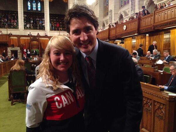 Met <a href="/JustinTrudeau/">Justin Trudeau</a> at the House of Commons today! #CelebrationofExcellence #TeamCanada