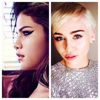 joelly2019's tweet photo. Selena gomez vs Miley cyrus http://t.co/CYC1JYL4k4
