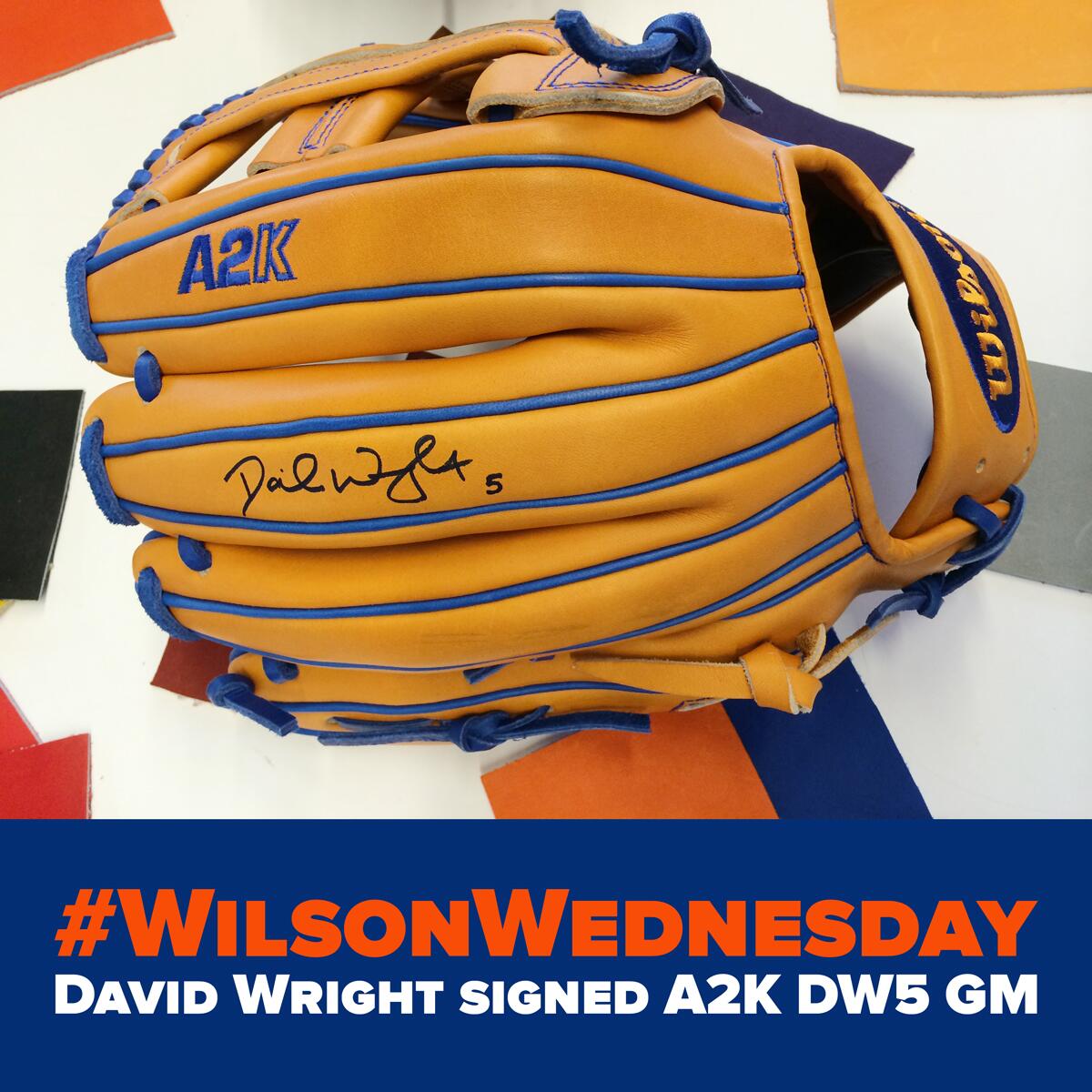 Wilson Baseball & Softball on X: David Wright just signed an A2K DW5 GM at  WilsonHQ for #WilsonWednesday! Send your best Wilson pic for chance to win!   / X