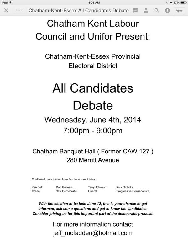 C_KLC's tweet photo. Watch for commentary tonight from 7:00-9:00 #ckedebate http://t.co/NEOu4ydh0M