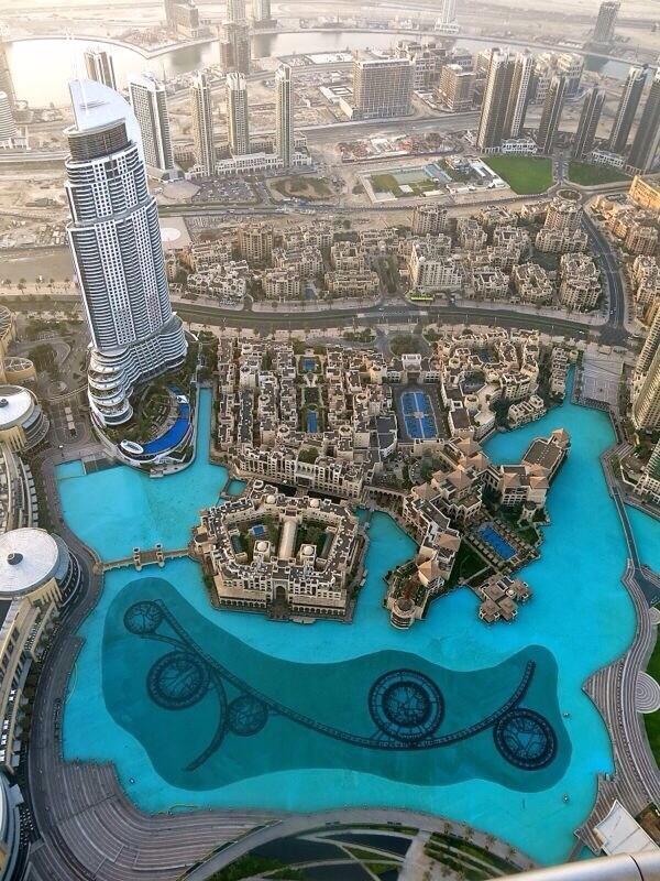 RyanNomados's tweet image. Stunning view from Burj Khalifa in Dubai