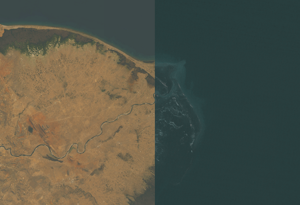 Lake Titicaca satellite images + simple visualization = dramatic look at environmental change mapbox.com/blog/climate-c…