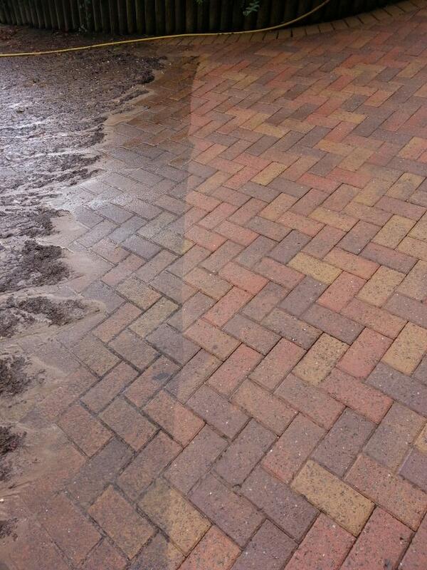 One more driveway cleaned