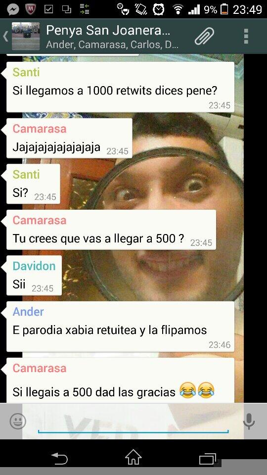 nazim_chocolate's tweet photo. Si llegamos 1000 Rts @sergiocamarasah dice pene en el discurso de la proclamación!! http://t.co/d74XYjBwNa