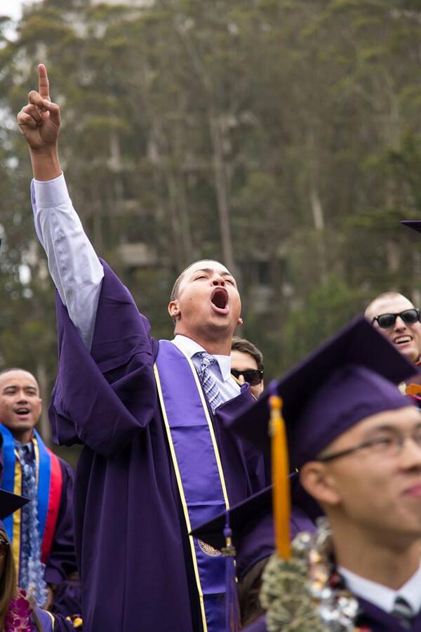 SFSU's tweet photo. Commencement rocked. Check out all the great photos from the ceremonies at https://t.co/CFq4u6UDUq #SFSU #SFSU2014 http://t.co/knWwetYvWe