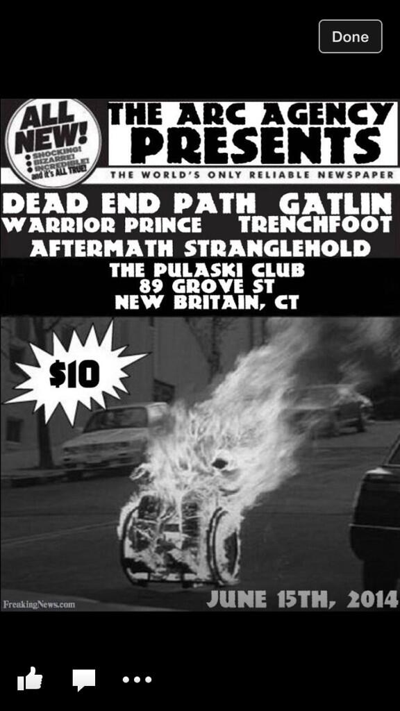 kanbaru_fy's tweet photo. JUNE 15th. Last day of @StrangleholdCT 's weekender roll out http://t.co/PBu0ZcUPgQ