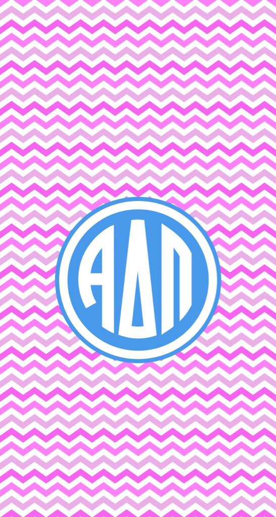 Happy hump day sisters, only two days until the weekend! Here's some monogram love to get you through #adpi