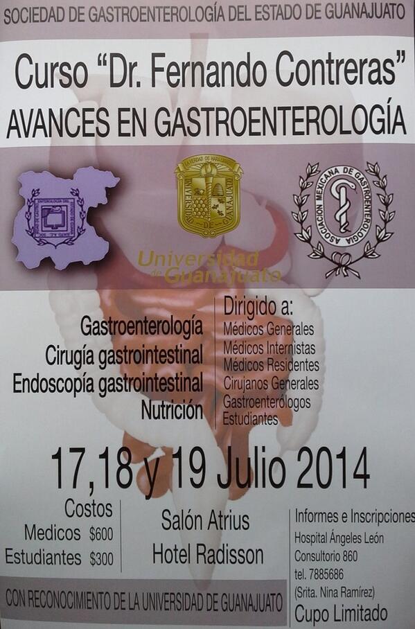 SocGastroGto's tweet photo. Los esperamos... http://t.co/jcpIE8ZLh3