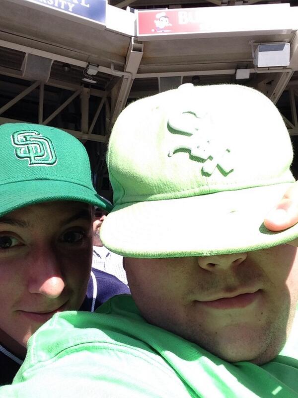 nickjonez's tweet photo. @MoveTiMe99 @xtaifighter #padresselfie http://t.co/STzSHx1Pae