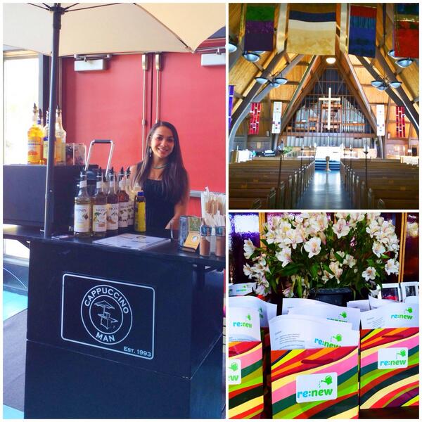 Cappuccino Man served at St. John's Episcopal Church in Royal Oak the guests simply worshipped the delicious drinks☕️