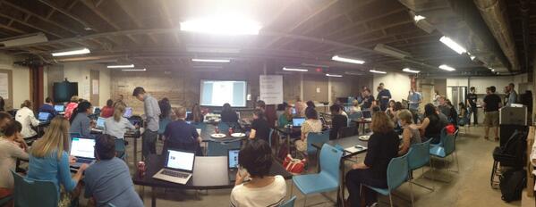 RailsGirlsDC's tweet photo. Great turnout for the first part of our #RGDCworkshop http://t.co/EMy4MyUsNG