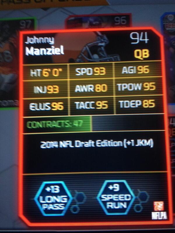 jacob_2301's tweet image. GIVEAWAY 🚨! RT and Follow to Win Manziel ! Ends in a week!