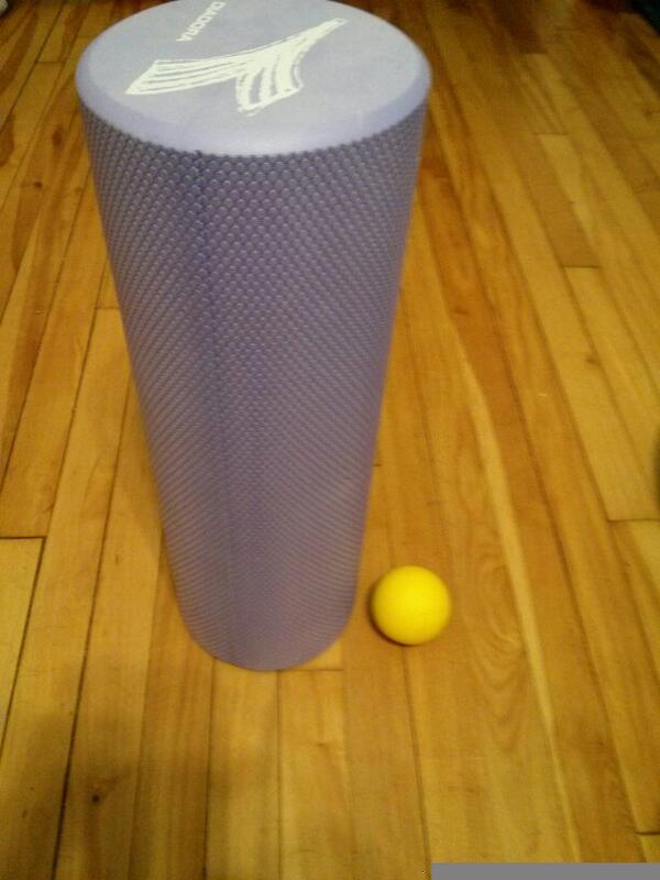 Move aside foam roller...the lacrosse ball is smaller but packs an even bigger punch! #OuchMoment