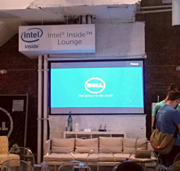 phoneapi's tweet photo. Great food, drink, and presentations at #Nside . I look forward to the conference next week! #IntelInside #DellVenue http://t.co/67FJlru6U0