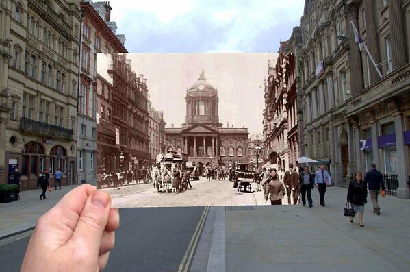 Another Liverpool Then and Now cracker from <a href="/keithjones84/">Liverpool: Then and Now</a> Castle Street, 1890s in 2014.