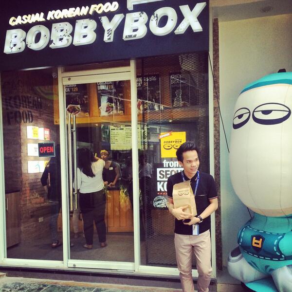kristoffDEUNIDA's tweet image. My new favorite take out place @ Eastwood City. #BobbyBox
