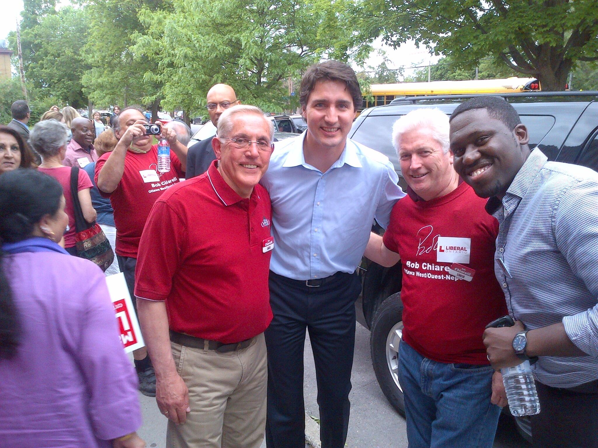 Bob Chiarelli on Twitter "Thanks JustinTrudeau for joining us for