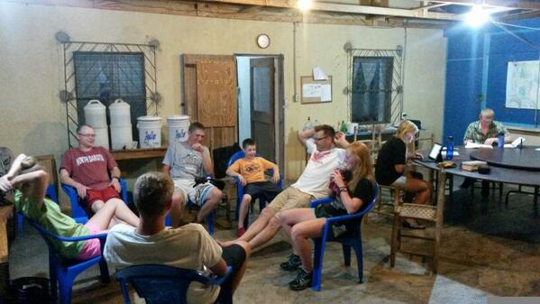 pyr8t's tweet photo. Winding down for the evening. 
#LiveFromHaiti http://t.co/uEGdB6Sgz1