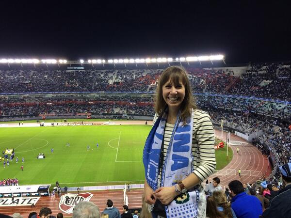 GracelandHouse's tweet photo. An update from Buenos Aires: caro has witnessed the God of messi live!!! #BAcaro #loveourLAgirl http://t.co/1unzATiCjr