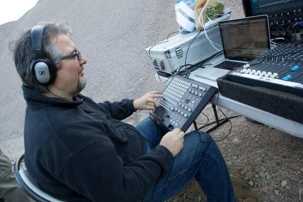 Projects2k's tweet image. Using APC40 and AbletonLIVE to do music for a quarry fundraiser.