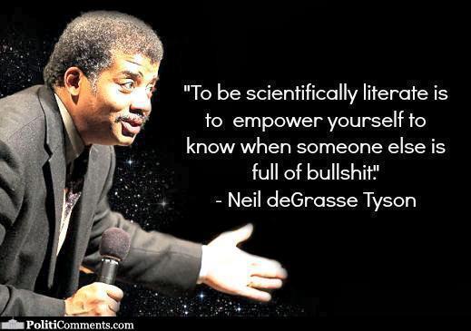 Need more than scientific literacy for that " Happy Birthday 