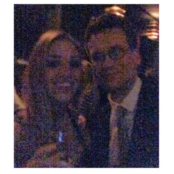 SO grainy. But me and <a href="/realjohngreen/">Not John Green</a> at #tfios after party