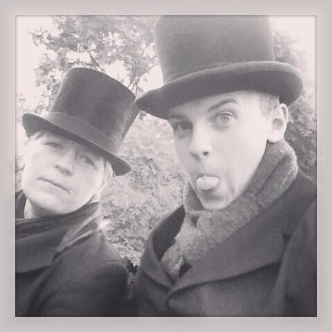 priest_danny's tweet photo. Work time!! Looks like 1900,s horse drawn carriages :) http://t.co/WZsWPKoFNW