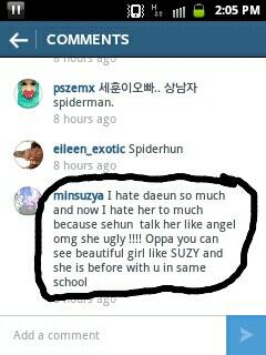 dyo_dori's tweet photo. Whats your problem girl?! http://t.co/Vv0Z8EnJQ7