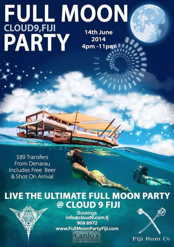 Cloud 9 Fiji Full Moon Party Is Back Book Now Http T Co Qrmnpdjety Cloud 9 Fiji Full Moon Party Is Back Book Now Http T Co Qrmnpdjety