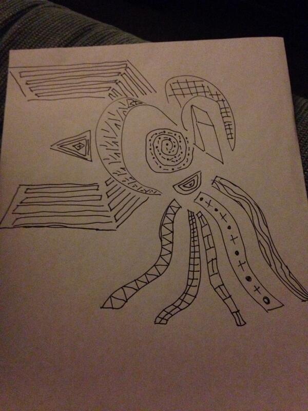 ColinPiper5656's tweet photo. Drew it and have no idea what the hell I'm doing haha #crazy #youknknowwhat @ryanjamesmadden http://t.co/4qEOJcoAwv
