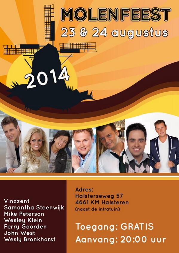 Infinity_DW's tweet image. Line up molenfeest