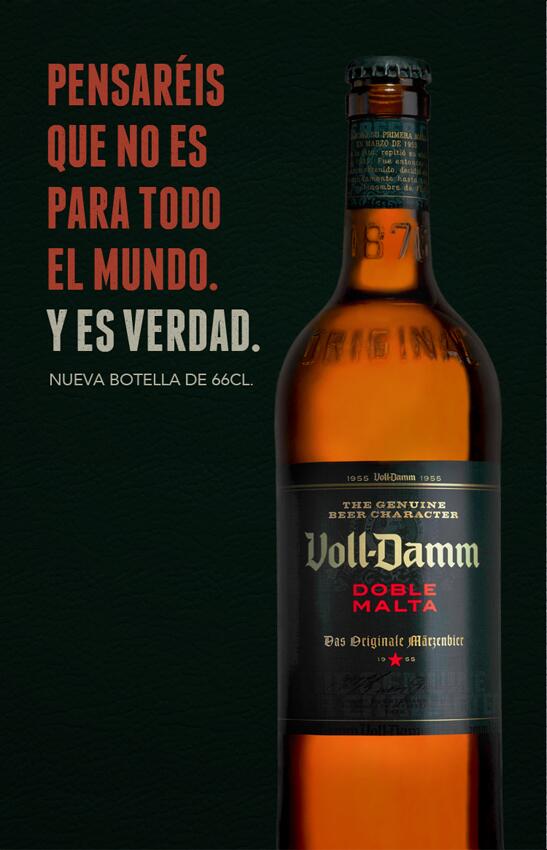 Productivo Extracción acerca de Voll-Damm on Twitter: "Doble #dobleonada. Nueva Voll-Damm de 66cl.  http://t.co/Llpzs0ryLS" / Twitter