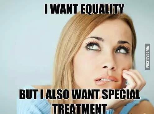 9GAGArmyID's tweet photo. feminism these days http://t.co/I6wAumBQPO