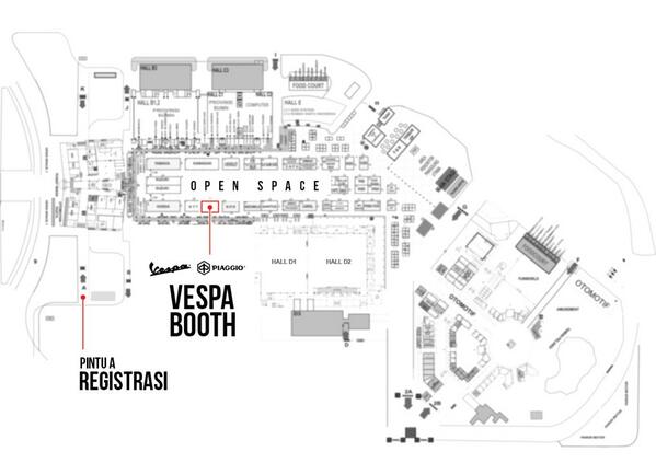 Vespa_IND's tweet photo. #AnakVespa wajib ke booth kita. Kalau lo bukan #AnakVespa, ini saatnya! Take a step and find us at Jakarta Fair 2014 http://t.co/8LOxgQOgq7