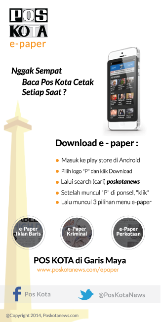 PosKotaNewsCom's tweet photo. Sudahkah Anda download Pos Kota e-paper hari ini? Jangan lupa download ya http://t.co/OXBKMyeiqZ