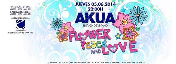 _FiestaMadrid_'s tweet photo. AKUA
Gratis hasta la 01:00 o 2x12€ Después de la 01:00 descuento con código ROBERTO GONZÁLEZ http://t.co/t8ZeTPnxke