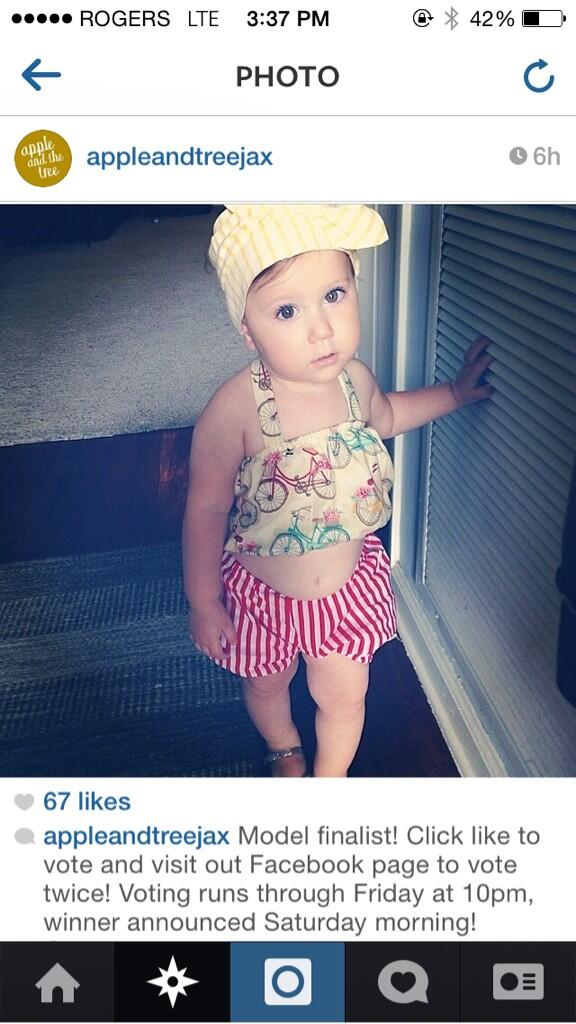 invaliduser11's tweet image. Guys please go like this pic on insta&amp;gt; appleandtreejax My friends cousin is a modelling contest &amp;amp; we want her to win