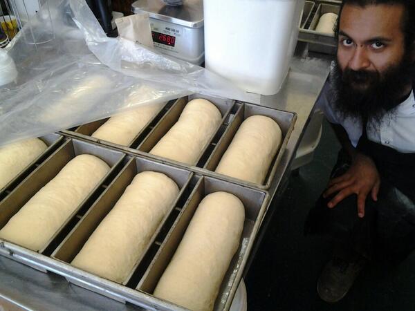 You know what is sensational?   Fresh bread.....  and Taco