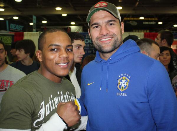 kranorq's tweet photo. #tbt #DrivenMMA bantamweight prospect Isaiah @TheBeastChapman w/ @ShogunRua at the Arnold in #Columbus in 2013. #UFC http://t.co/A753g5Oogc