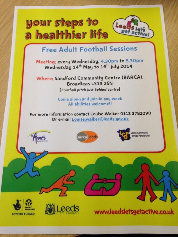 Did you love football as a kid? Want to get active and lose a couple of pounds? FREE adult football sessions