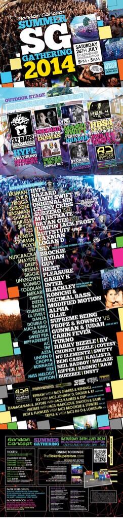 RANDOMCONCEPTUK's tweet photo. JUST OVER 7 WEEKS!!

RC Presents THE SUMMER GATHERING - July 26th 

#OutdoorStage #DnB #12hrs #Madness #100TopArtists http://t.co/8jgmZhxqpI