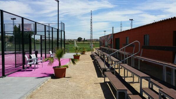 Gradas preparadas n l pista central del <a href="/CompleAlcantara/">COMPLEJO ALCANTARA</a> para empezar el domingo los primeros partidos WPT. <a href="/pompei23/">pompei</a>
