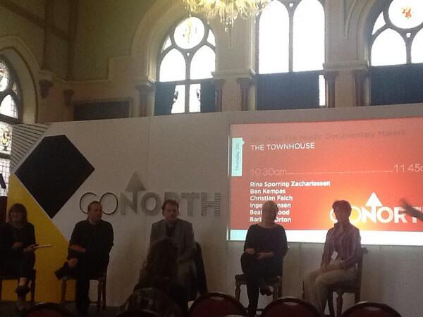 FionaHyslop's tweet photo. @goNORTHFEST Nordic Documentary session - great discussion about ideas + opportunities  #gonorth2014 @Nordichorizons http://t.co/T7uY83X6Kq