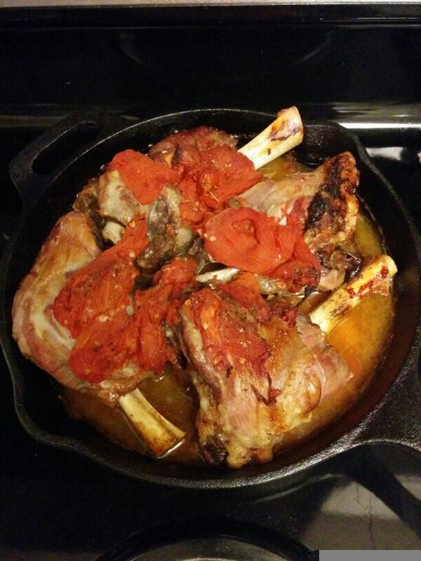 shanemott's tweet image. My first osso "buko" thanks to @tferriss and #fourhourchef