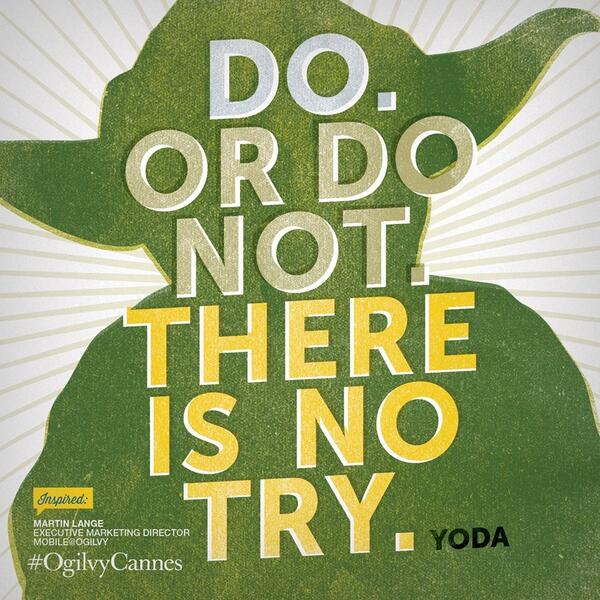Not do it there is. Do or do not there is no try. Do. Никаких попыток йода. Do or do not there is no try.