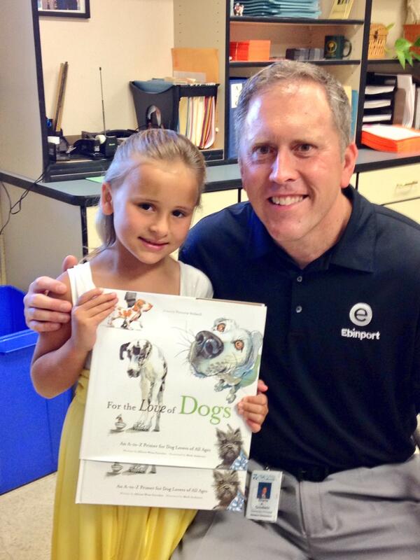 Congratulations to our book winner this month who wrote about why she loves her dog Farrah.  Great job writing!